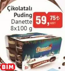 DANETTE ÇİKOLATALI PUDİNG